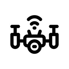 drone icon. vector icon for your website, mobile, presentation, and logo design.