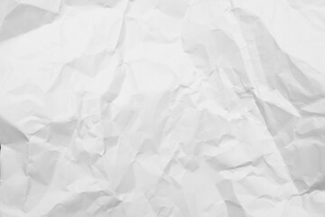 White Paper Texture background. Crumpled white paper abstract shape background with space paper recycle for text.