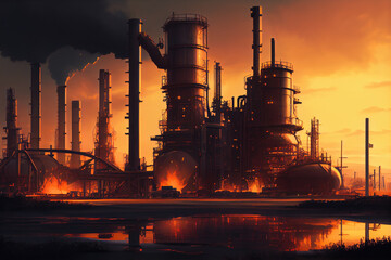 IA Generative contaminated nuclear power station