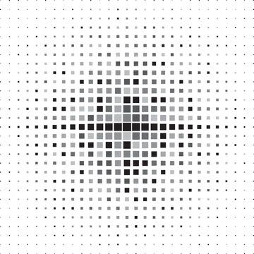 Abstract halftone pattern with dynamic square shape with gray  black and white box . seamless dot background texture with metal desigm art . backdrop with square shape illustration and halftone design