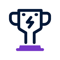 trophy icon. vector icon for your website, mobile, presentation, and logo design.