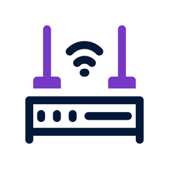 router icon. vector icon for your website, mobile, presentation, and logo design.