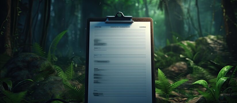 Checklist Concept with Copy Space. Paraphrase and print only answer.