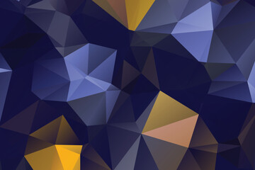 Obraz premium abstract Gray background, low poly textured triangle shapes in random pattern, trendy low poly background