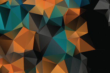 abstract Gray background, low poly textured triangle shapes in random pattern, trendy low poly background