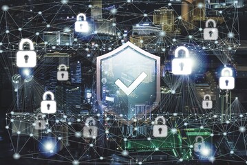 Cyber security. Data protection. Communication network.