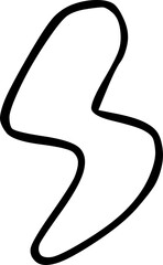 Happy birthday ink simple decoration elements . Vector illustration for any concept greeting card invitation print etc