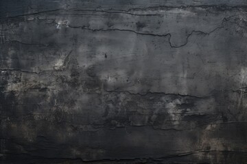 black wall with a grungy texture Generative AI