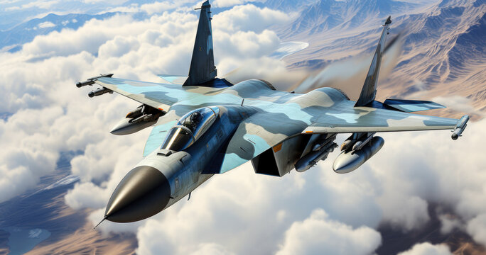 Airborne Power: Illustration of Mig-29 Fighter