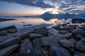 Sunset at Elgol beach