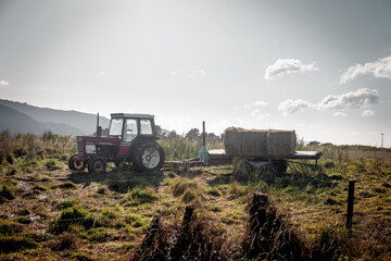 Tractor in Field