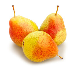 pear path isolated on white