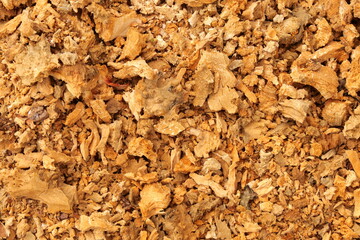 sawdust remains of wood background