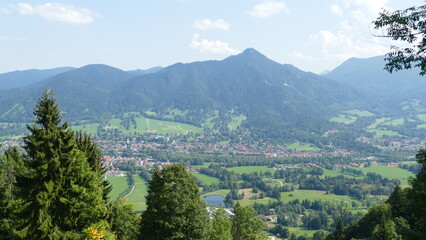 Aussicht auf Lenggries