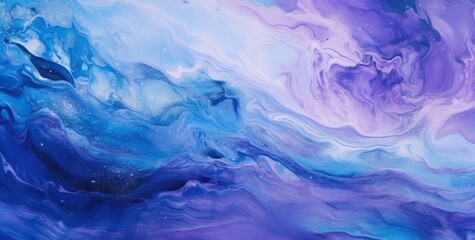 Abstract blue, purple and purple watercolor background.