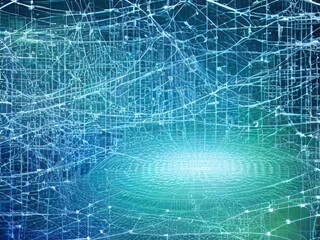 Futuristic background with blue vibing, data network, data, internet, information, artificial intelligence, investment market analysis,3d