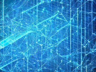 Futuristic background with blue vibing, data network, data, internet, information, artificial intelligence, investment market analysis,3d