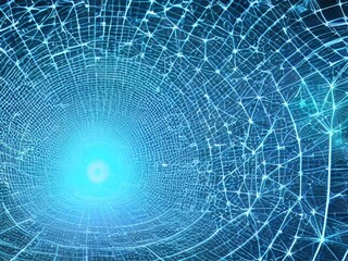 Futuristic background with blue vibing, data network, data, internet, information, artificial intelligence, investment market analysis,3d