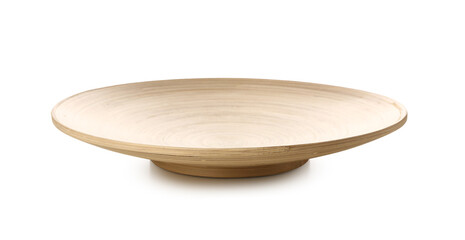 Clean plate isolated on white background