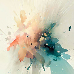 Image representing calm peace of mind with soft colors series