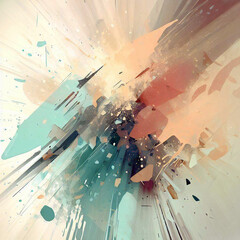 Image representing calm peace of mind with soft colors