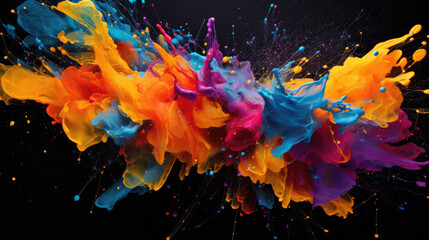 colorful  splashes background wallpaper