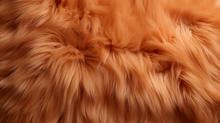 Faux Fur Texture Background. Generative AI.