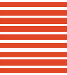 OLGA (1979) “irregular stripes” textile seamless pattern • Late 1970’s fashion style, fabric print (vivid red and white stripes).