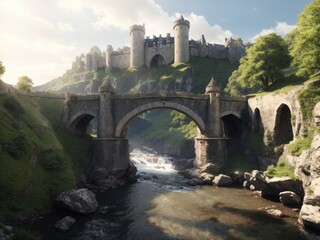 A Castle and a bridge