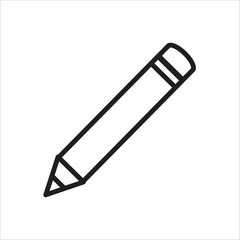 pencil vector icon template line