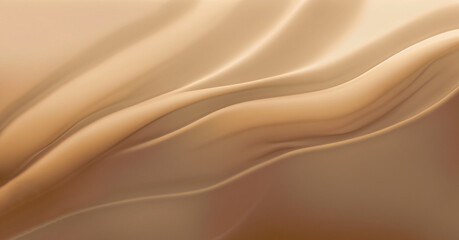 luxury graphic background of beige brown gradient soft wave texture