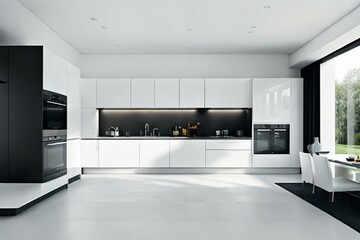Kitchen minimalist-style interior design