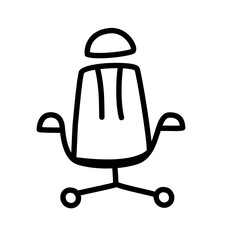 chair line icon