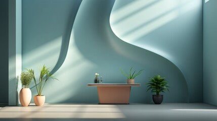 Bringing Nature Indoors: Inspiring Interior Decor with Plants, Flowers, and Bonsai, generative AI