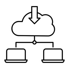 Obraz premium backup file icon