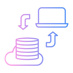 data transfer icon