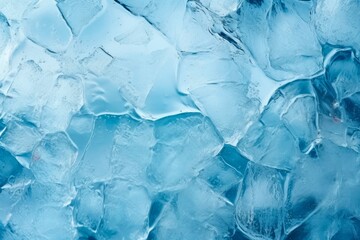 Obraz premium Melting ice texture background, dripping and thawing ice formations, chilly and translucent surface, captivating and ephemeral