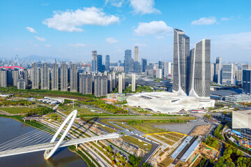 Aerospace Nanjing Financial Central City Landscape panoramic view
