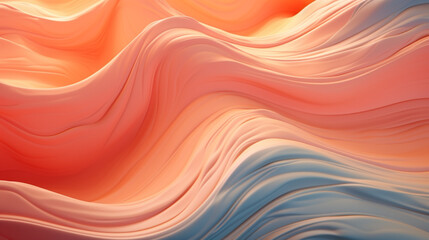 Fototapeta premium texture with light pink waves, wallpaper. Generative Ai. 