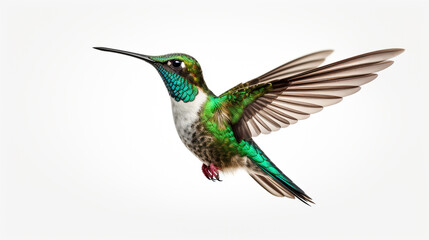 Fototapeta premium hummingbird in flight. Generative Ai. 