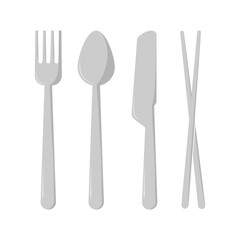 3-8-2023 AD21-1 EATING SET SPOON, KNIFE, FORK AND CHOPSTICK