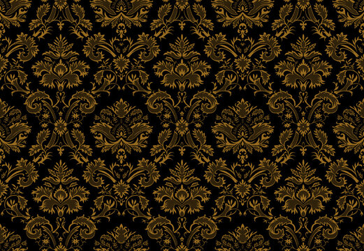Seamless floral pattern for design  Illustration. Ikat floral paisley embroidery on cream background.Ikat ethnic oriental seamless pattern traditional.Aztec style abstract illustration design.
