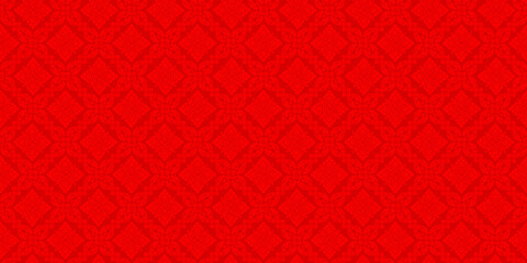 red thai pattern background