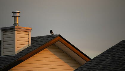 bird on the roof