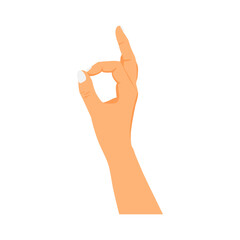 hand gesture with ok sign
