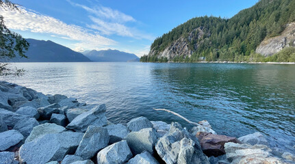 Porteau Cove Provincial Park in British Columbia, Canada
