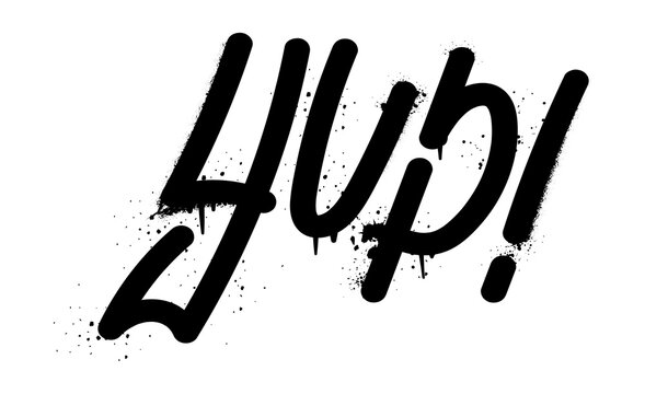 Text spray paint