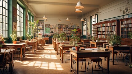 Interior design classroom