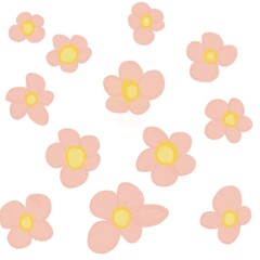 background pink flowers pattern