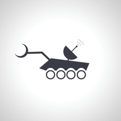 moon rover icon. moon rover isolated icon